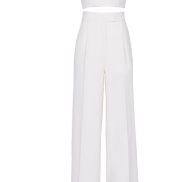 White Pant Set with Sleeveless Top, XS, Nomi Fame - Picture 2 of 8